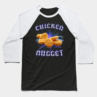 Tender Chicken Nugget Love, Tee Triumph for Culinary Aficionados Baseball T-Shirt